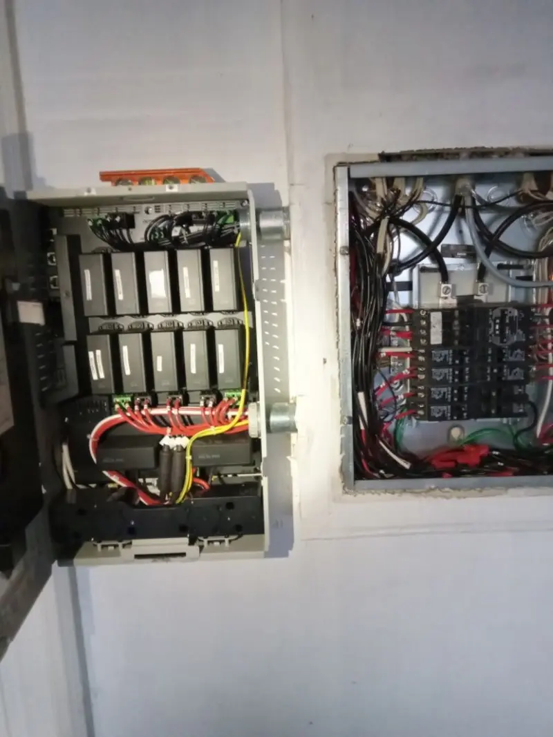 Electrical panel upgrade completed for Indoor Lighting Installation in Pacheco